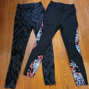 2 Leggings with side pockets
